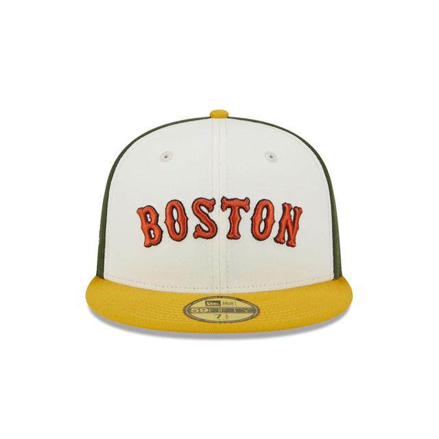 Boston Red Sox Two Tone Honey 59FIFTY Fitted Hat Male Product Image