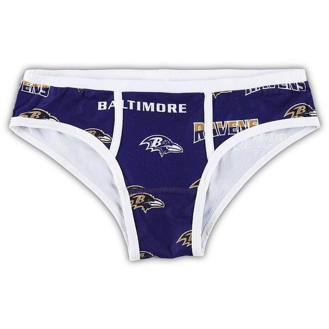 Womens Concepts Sport Baltimore Ravens Breakthrough Allover Print Knit Panty Product Image