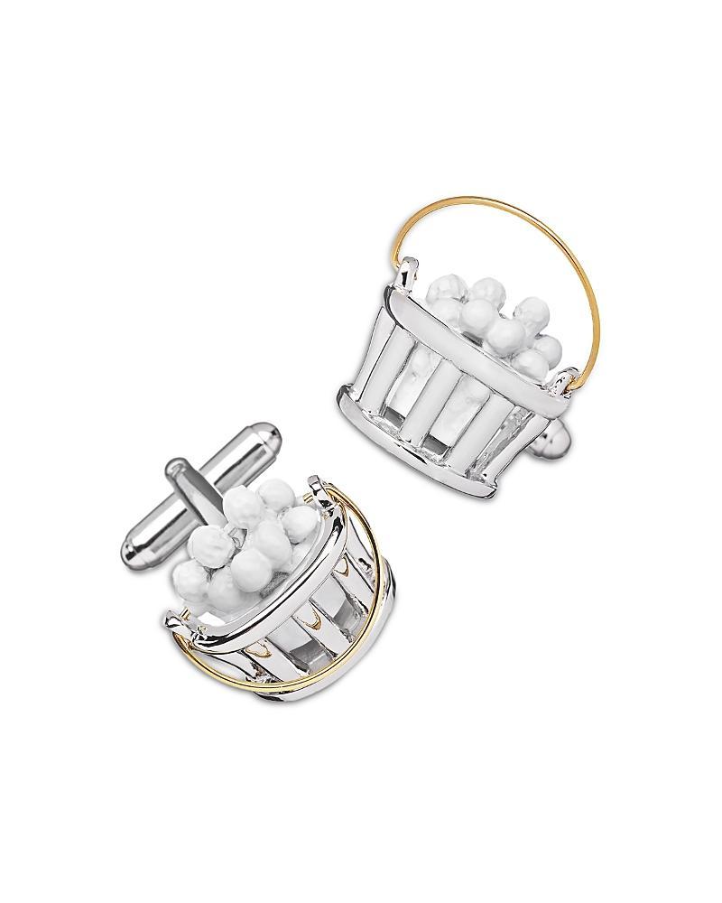 Mens Bucket of Golfballs Cufflinks Product Image