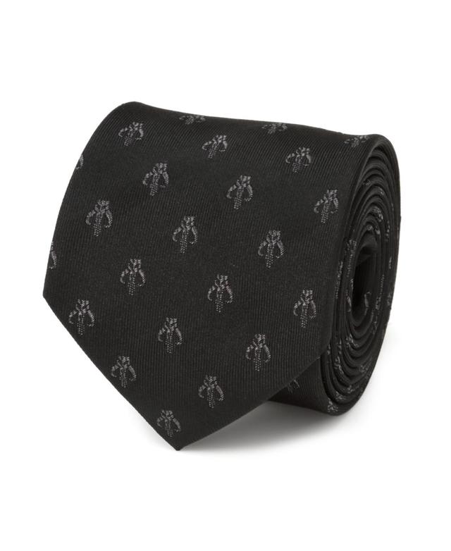 Mens The Mandalorian Mythosaur Skull Silk Tie Product Image