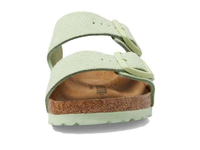 Birkenstock Arizona Soft Footbed - Suede (Women) (Faded Lime) Women's Sandals Product Image