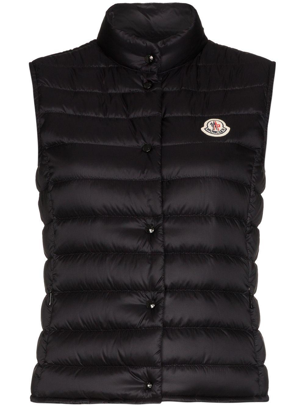 MONCLER Liane Quilted Shell Down Vest In Black Product Image