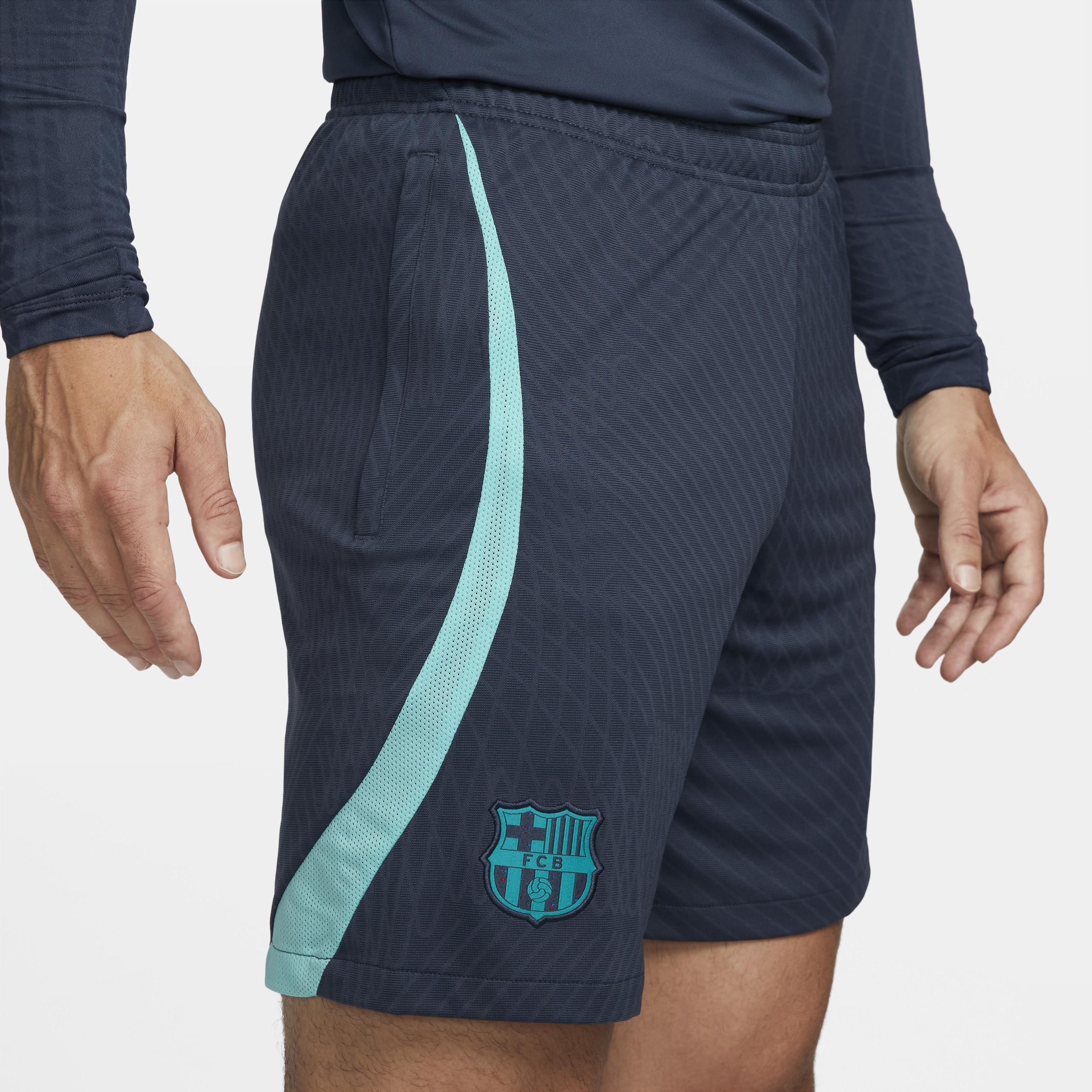 Mens Nike Navy Barcelona 2023/24 Strike Performance Shorts Blue Product Image