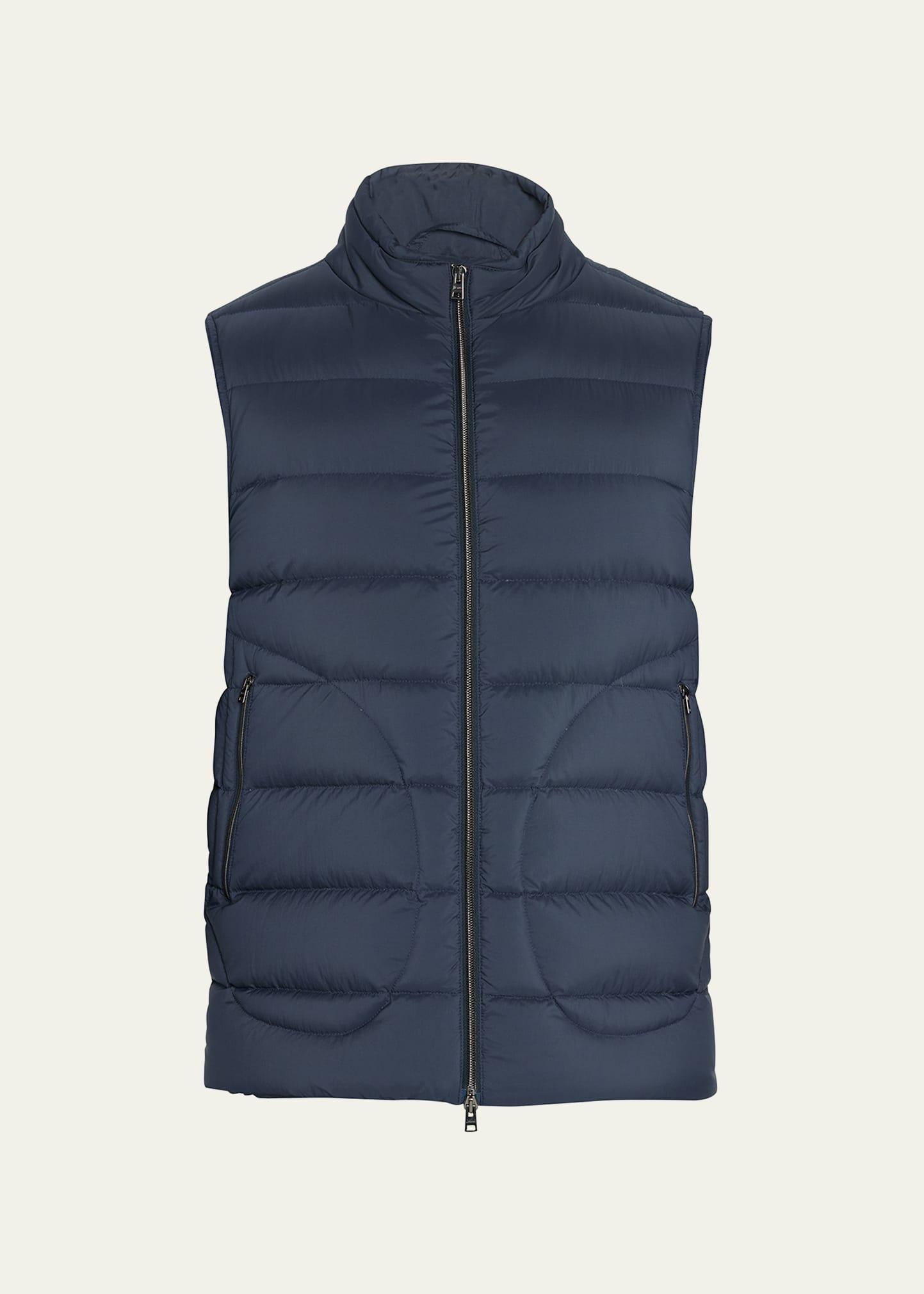 Mens Quilted Down Nylon Gilet Product Image