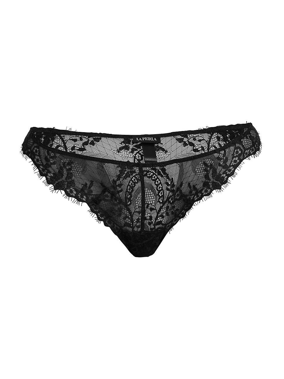 Womens Lace Brazilian Panties Product Image