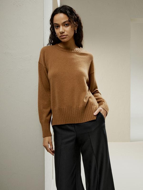 Crew Neck Cashmere Sweater Product Image