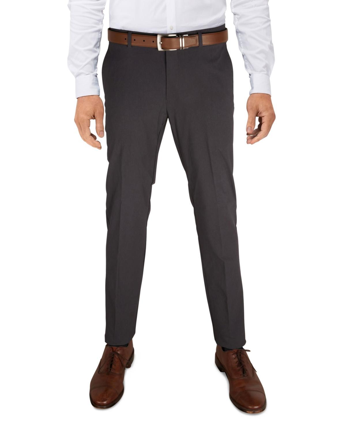 Tommy Hilfiger Mens Modern-Fit Stretch Solid Performance Pants Product Image