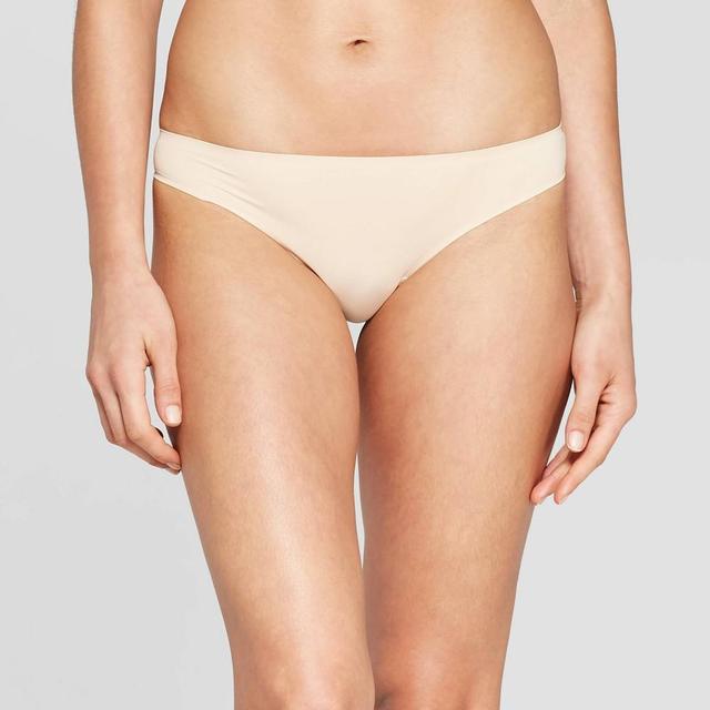 Womens Bonded Micro Thong - Auden Soft Beige L Product Image