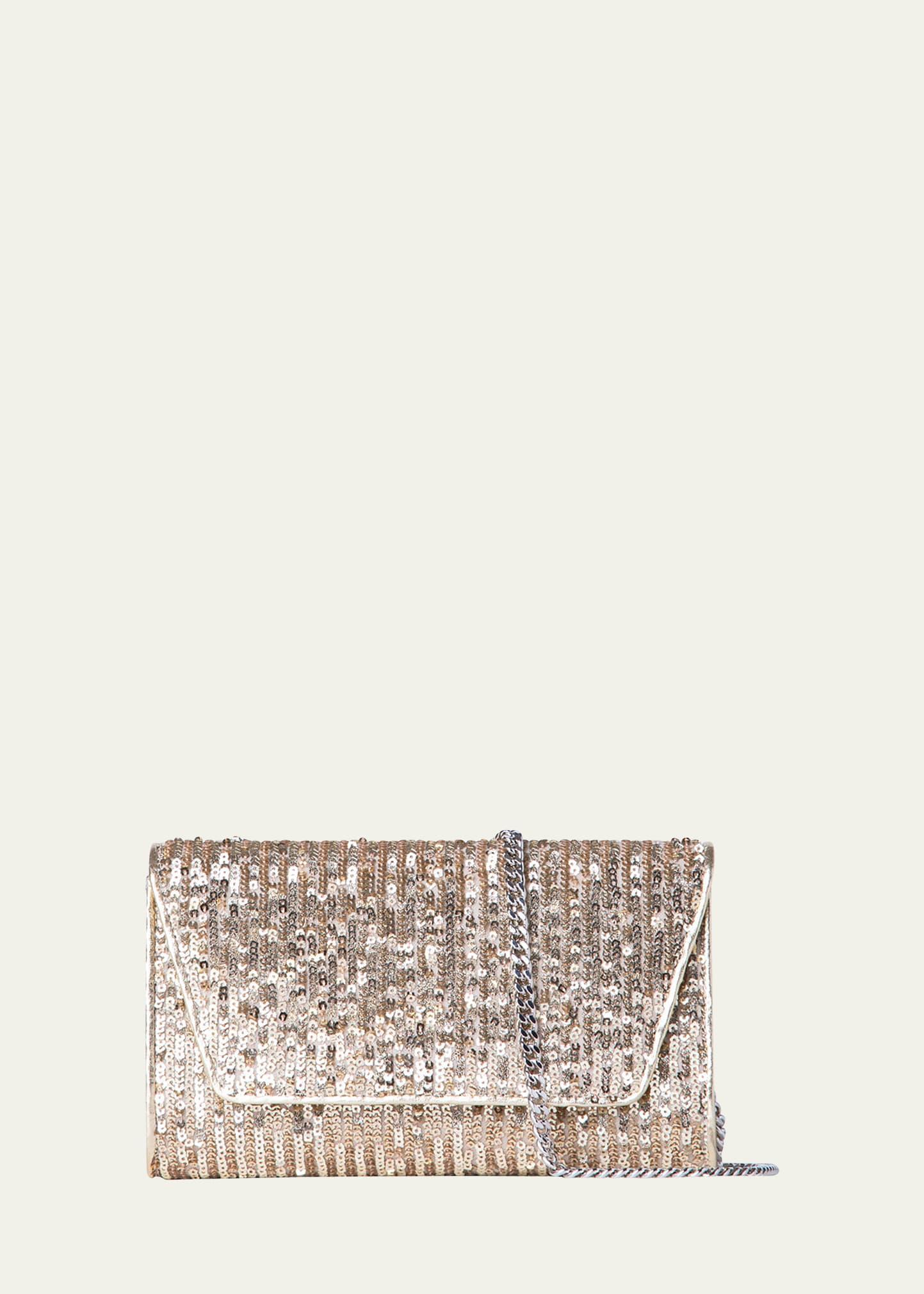 Womens Small Anouk Sequin Clutch Product Image