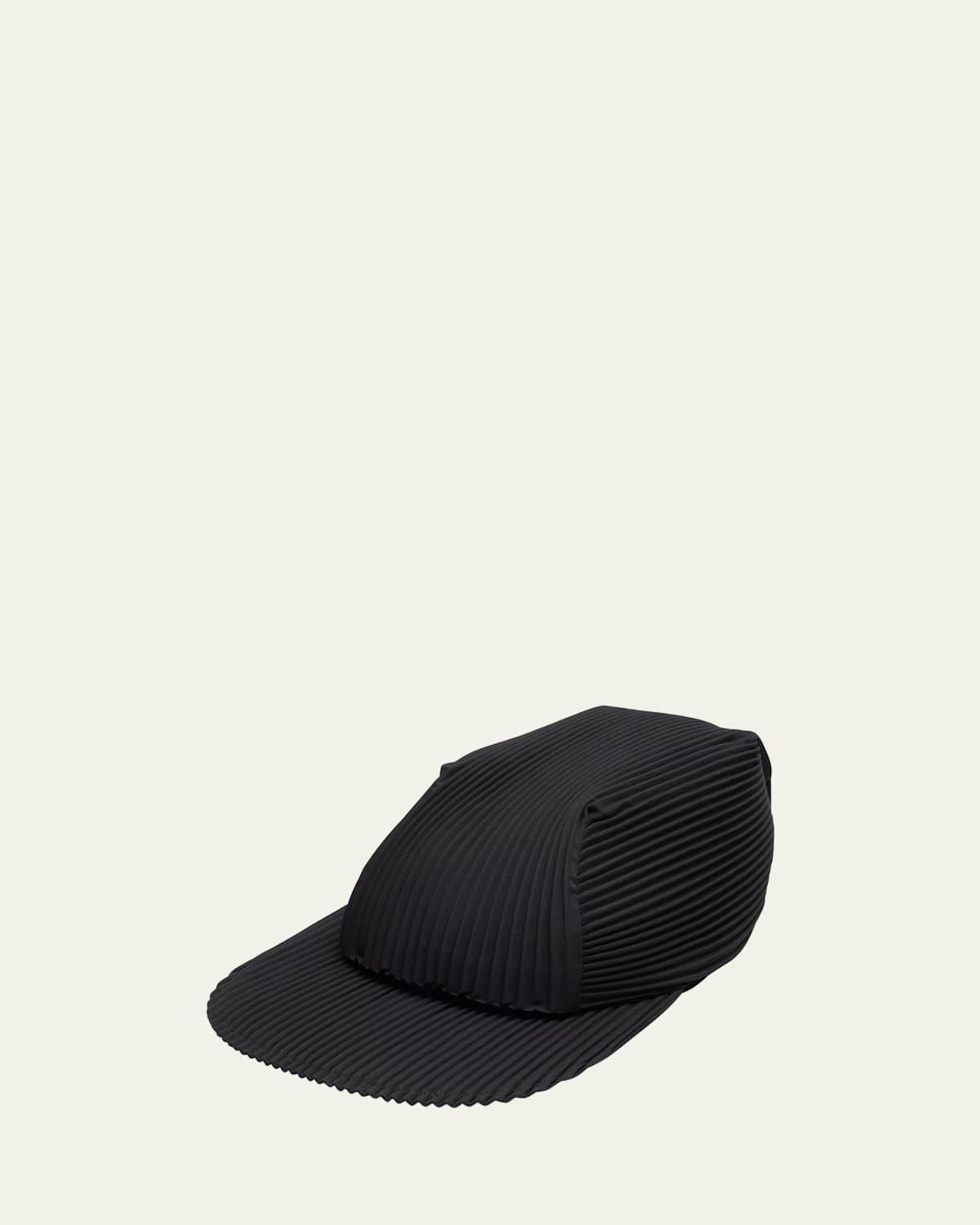 Mens Pleats Baseball Cap Product Image