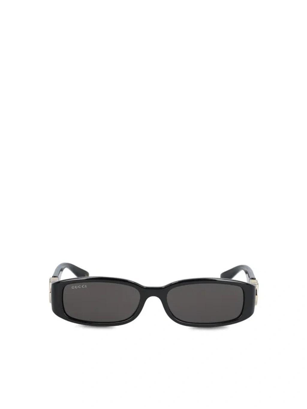 Eyewear Rectangle Frame Sunglasses In Black Product Image