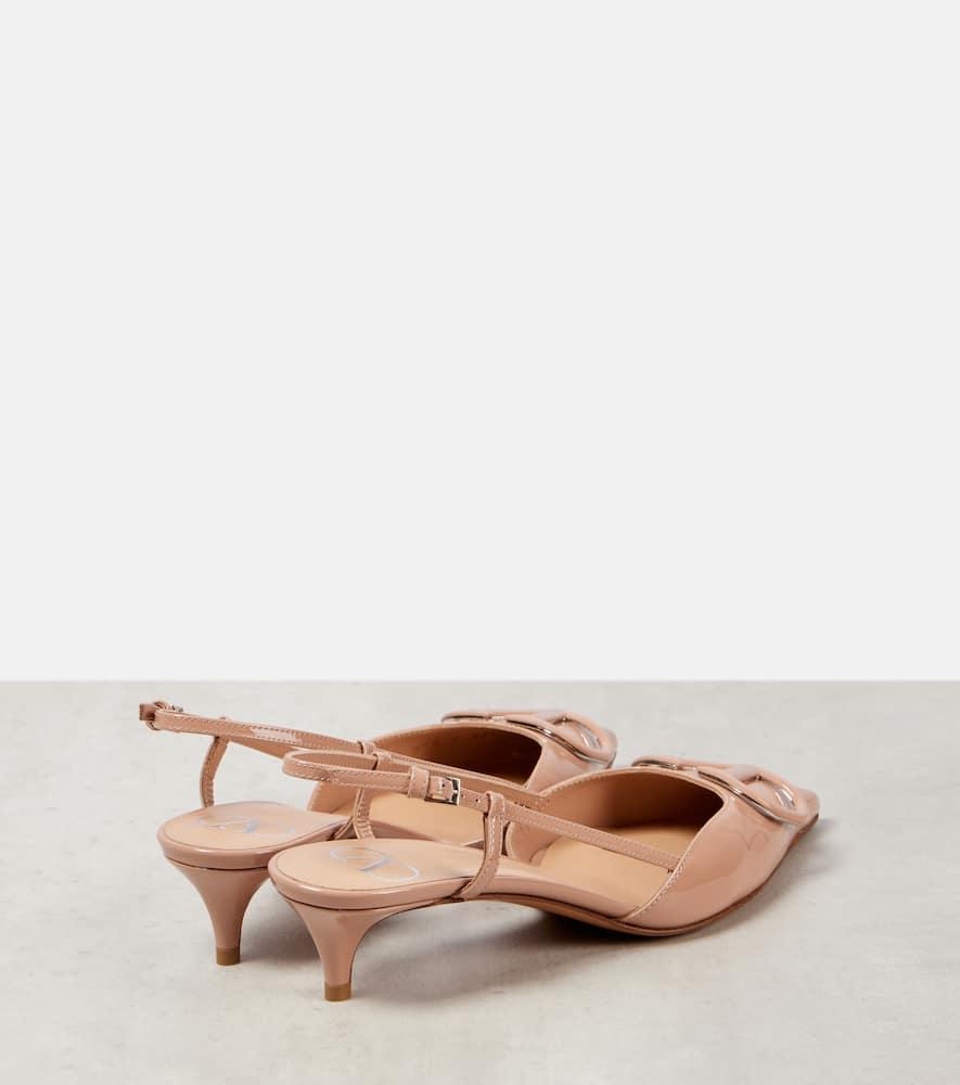 Slingback Logo Heels 40 In Pink Product Image