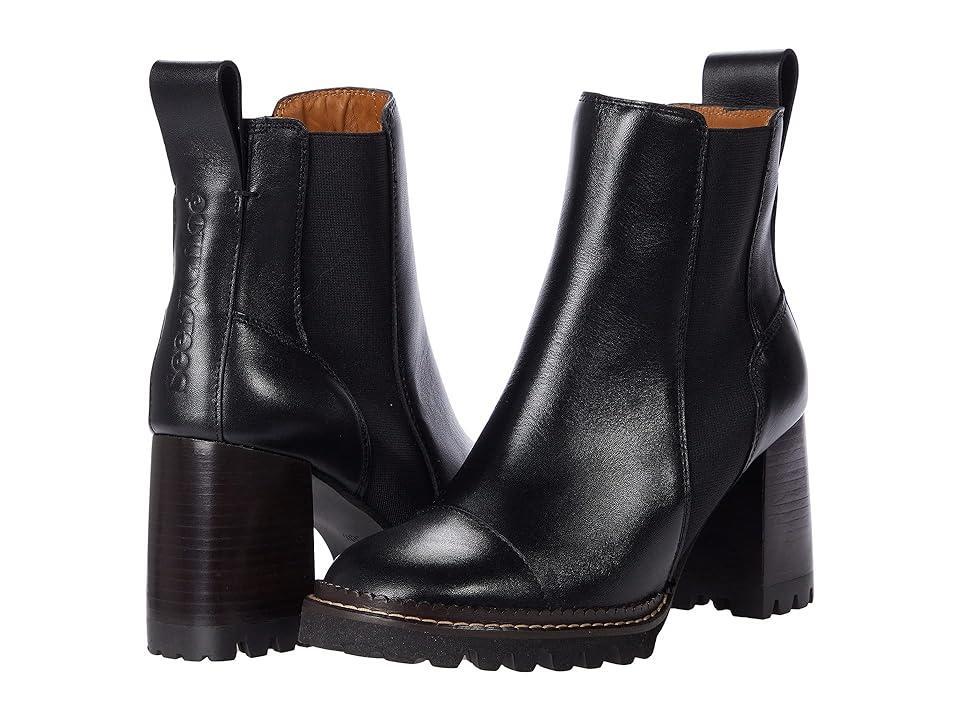 See by Chloe Mallory Ankle Boot (Black) Women's Shoes Product Image