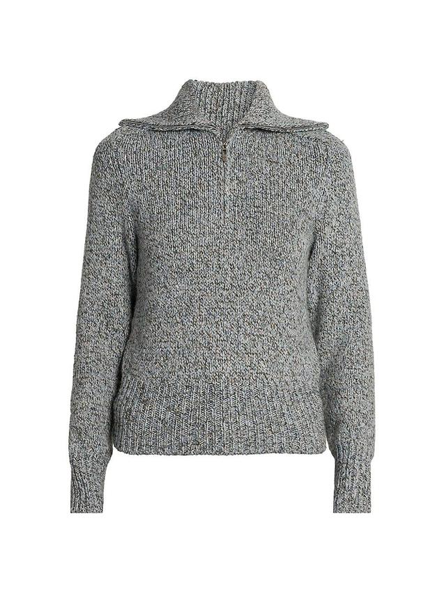 Womens Alpe Meggiana Cashmere Zip Sweater Product Image