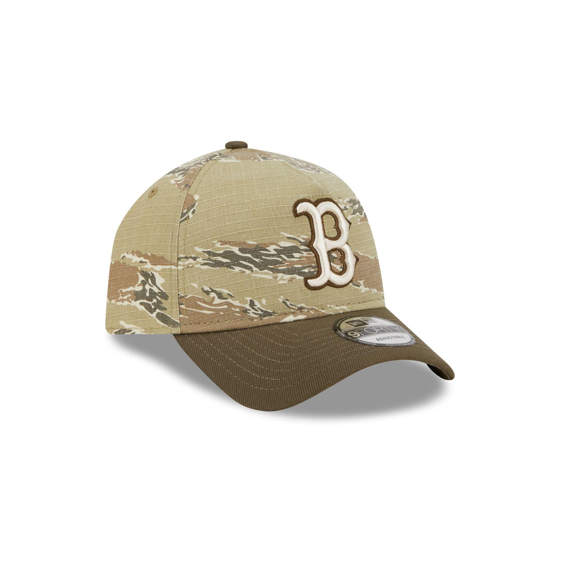 Boston Red Sox Tiger Camo 9FORTY A-Frame Snapback Hat Male Product Image