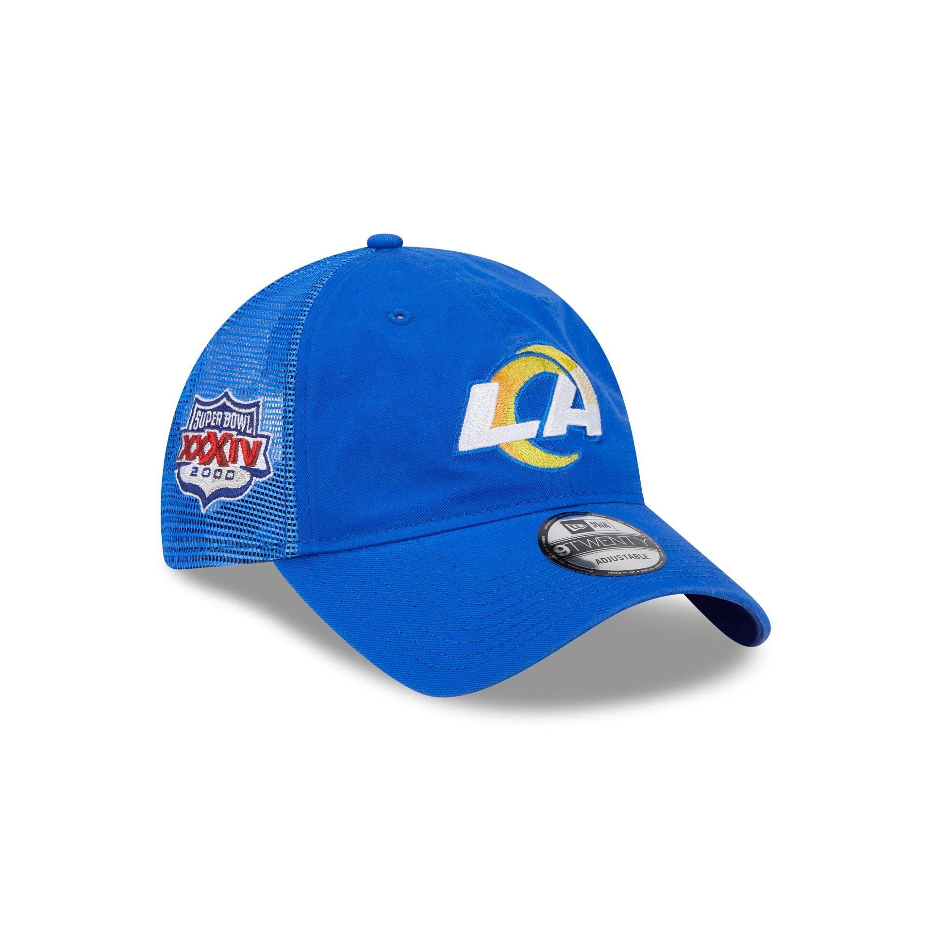 Los Angeles Rams Throwback 9TWENTY Trucker Hat Male Product Image