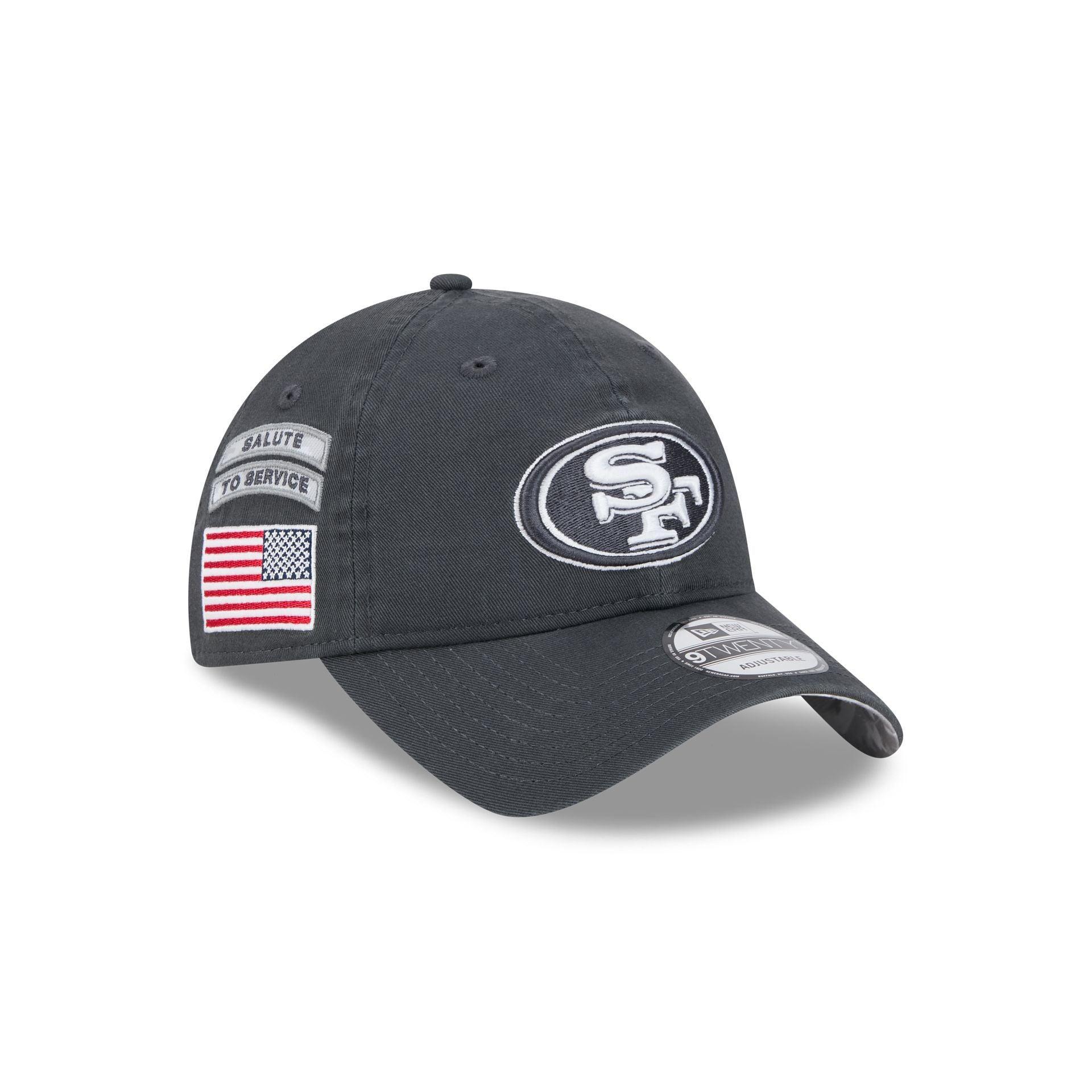 San Francisco 49ers 2024 Salute to Service 9TWENTY Adjustable Hat Male Product Image