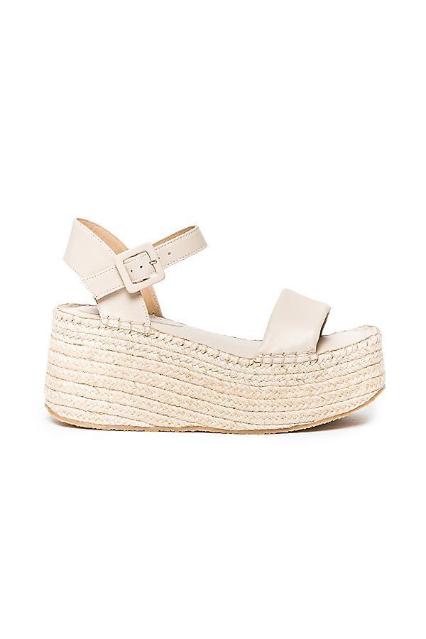 Womens Mallorca Leather Platform Espadrille Product Image