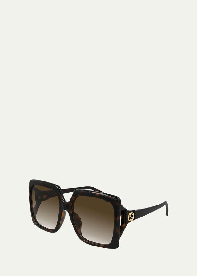 Womens Gucci Logo 59MM Oversized Square Sunglasses Product Image