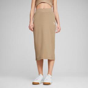 PUMA CLASSICS Women's Ribbed Midi Skirt Product Image