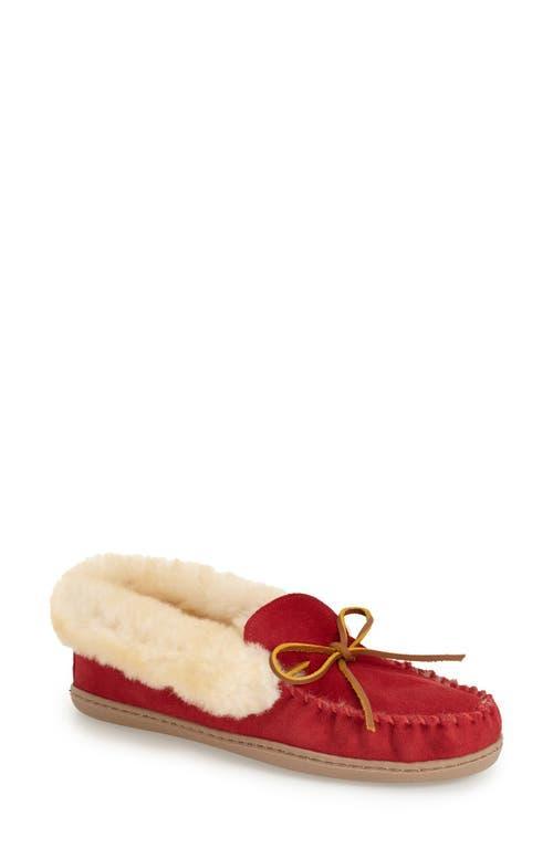 Minnetonka Alpine Genuine Shearling Slipper Product Image