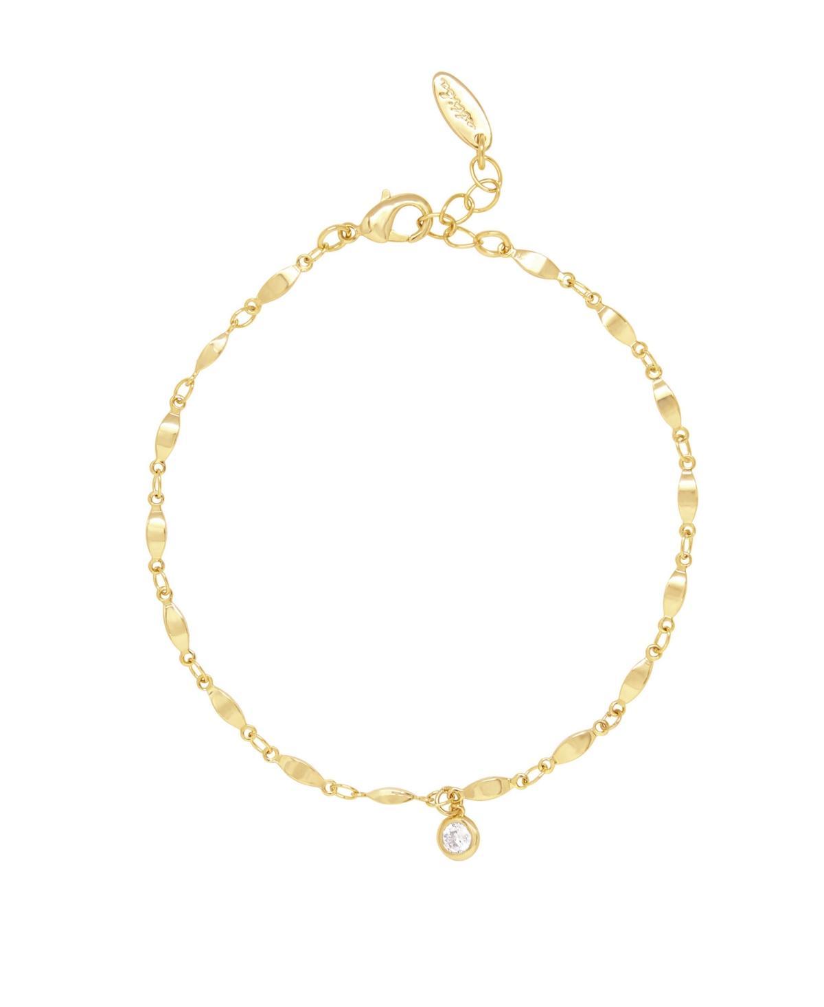 Ettika Simple Gold Plated Chain Anklet - Gold Plated Product Image