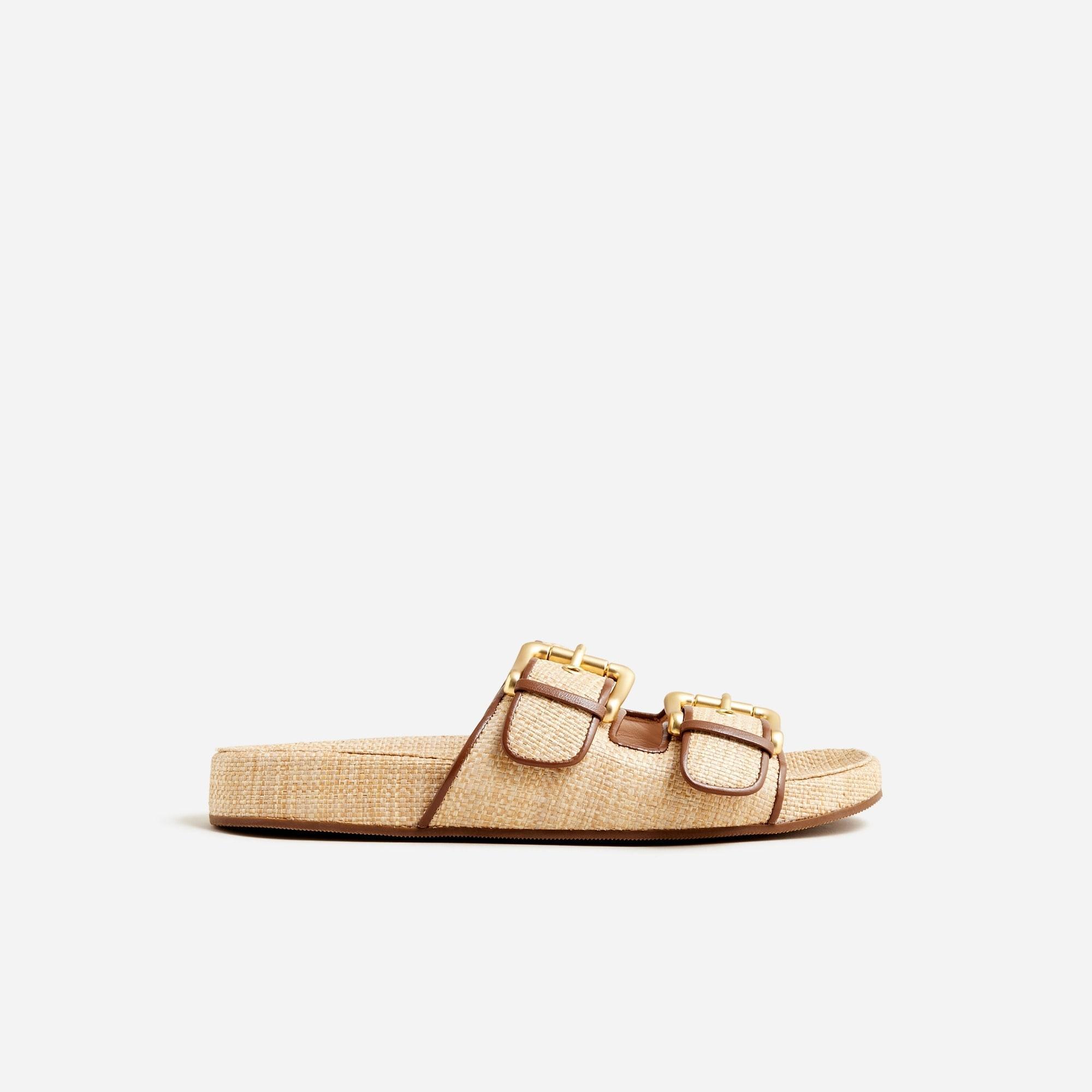 Marlow sandals in raffia Product Image