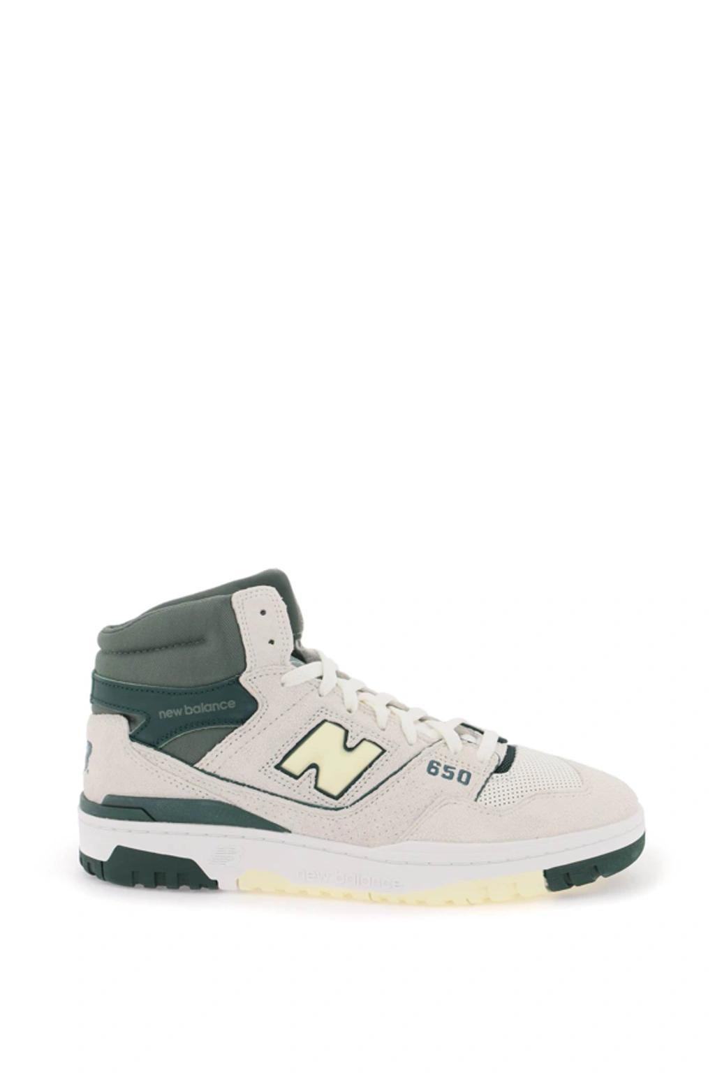 NEW BALANCE 650 High-top Leather Sneakers In Mixed Colours Product Image