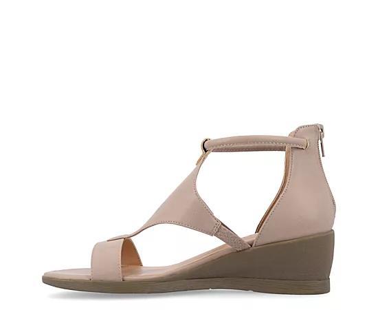 Journee Collection Womens Trayle Wide Wedge Sandal Product Image