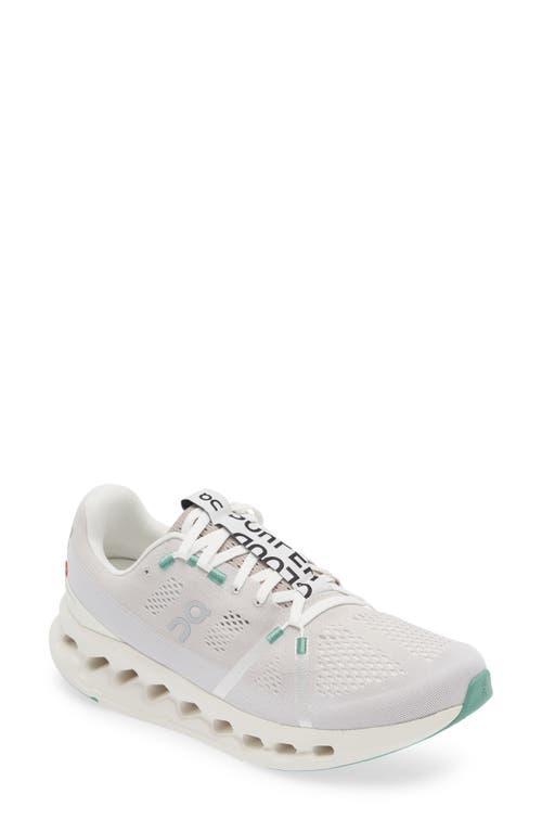 On Cloudsurfer Sneaker in Pearl & Ivory - White. Size 10 (also in 11). Product Image