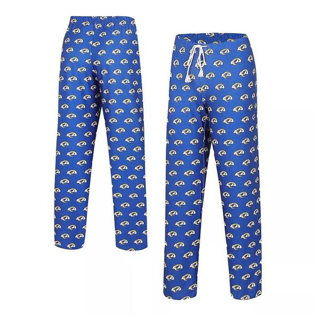 Womens Concepts Sport Royal Los Angeles Rams Gauge Allover Print Sleep Pants Product Image