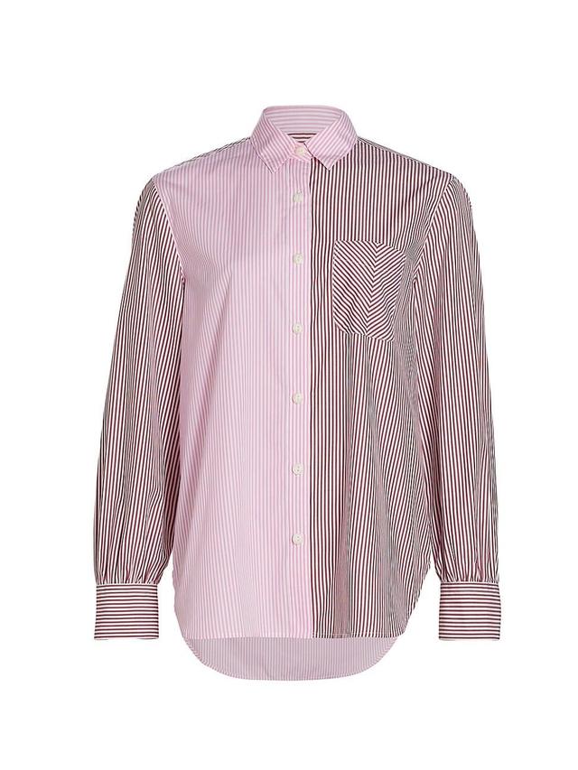 rag & bone Maxine Cotton Striped Shirt Product Image