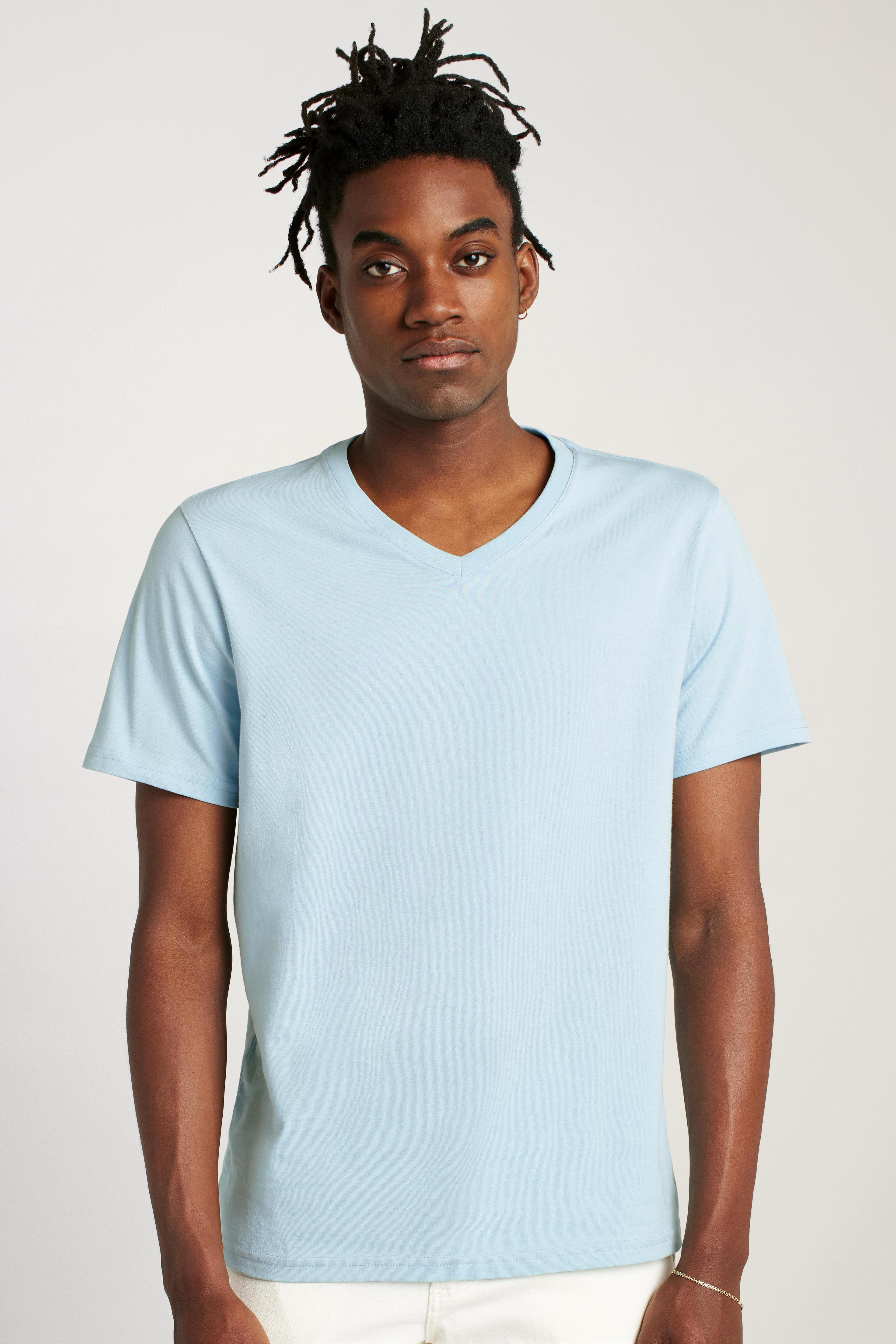 Organic Cotton V-Neck Tee Product Image