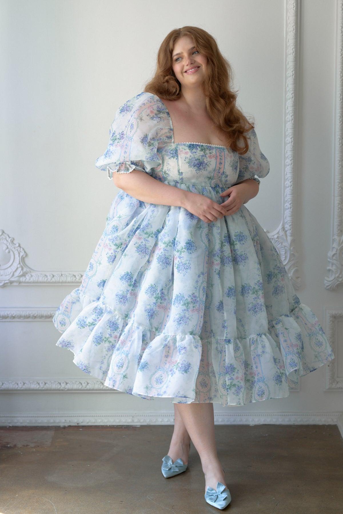 La Belle Etoile Organza French Puff Dress Product Image