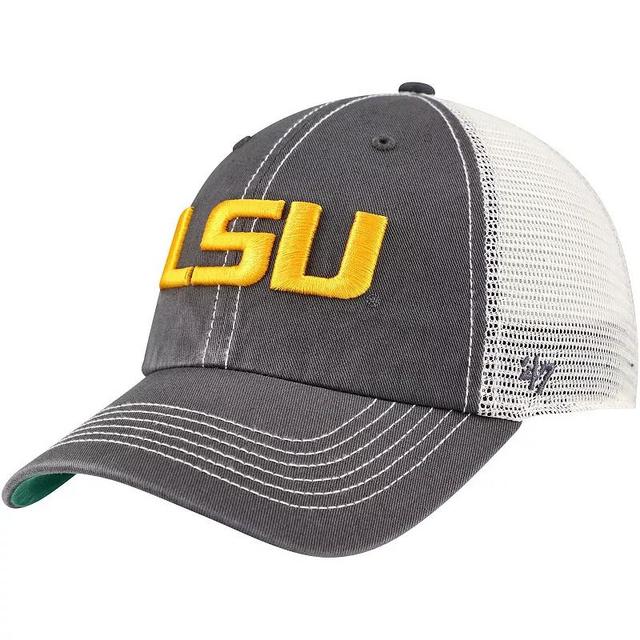 Mens 47 LSU Tigers Trawler Trucker Snapback Hat, Grey Product Image