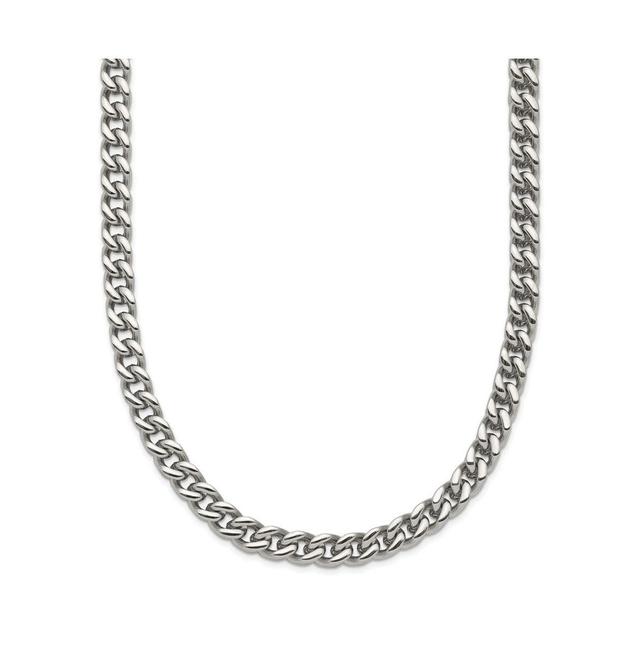 Chisel Stainless Steel Polished 24 inch Franco Chain Necklace Product Image