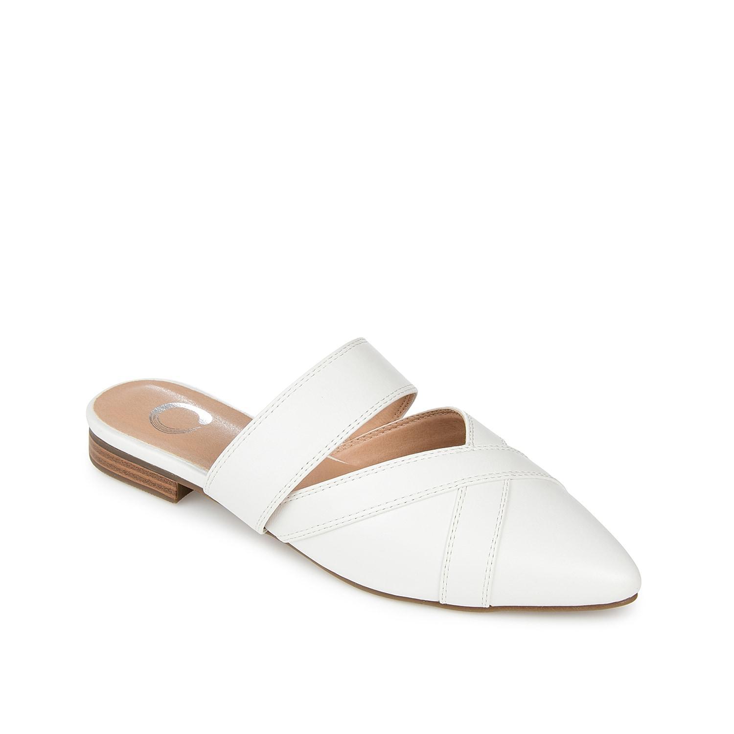 Journee Collection Stasi Womens Mules White Product Image