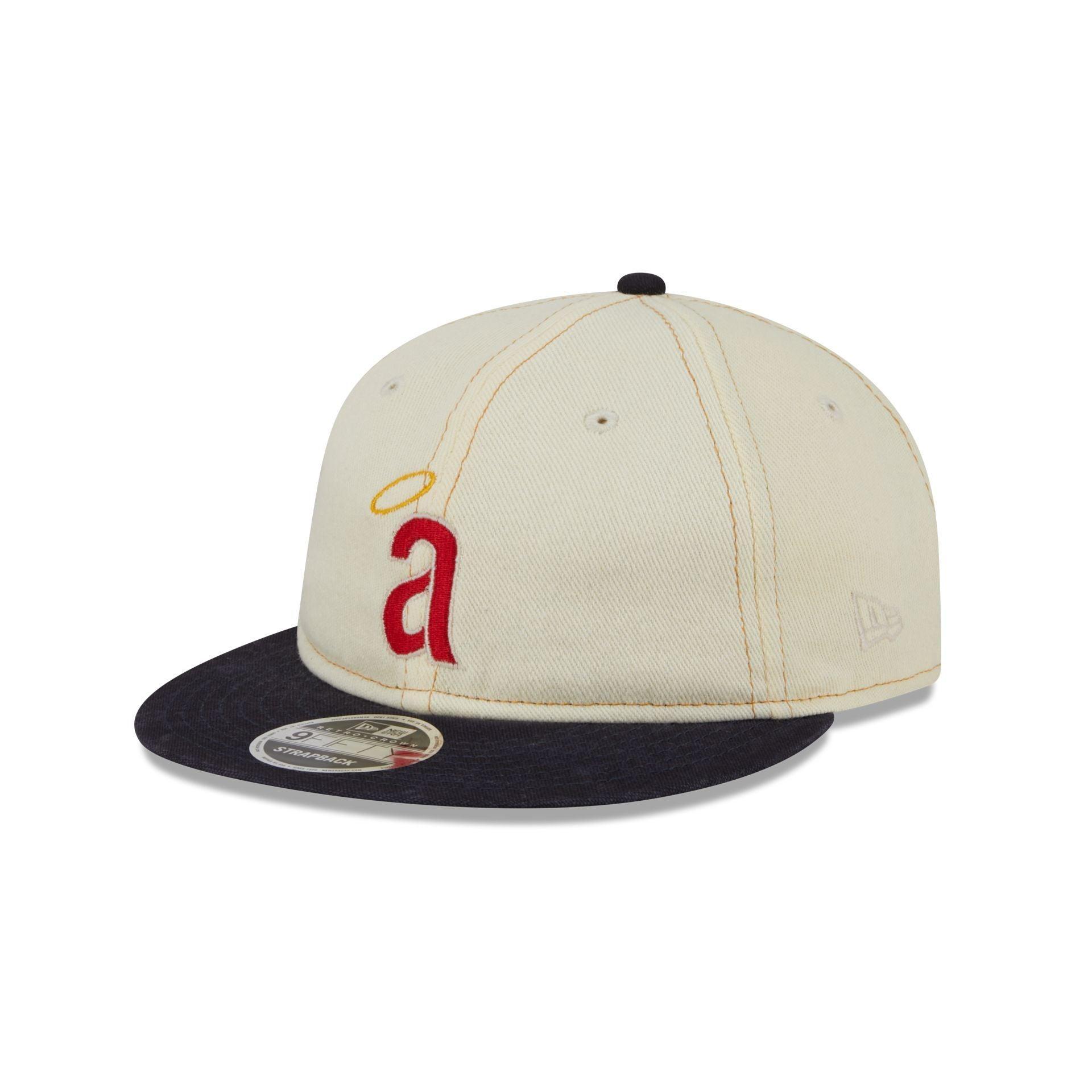 Los Angeles Angels Chrome Denim Retro Crown 9FIFTY Adjustable Hat Male Product Image