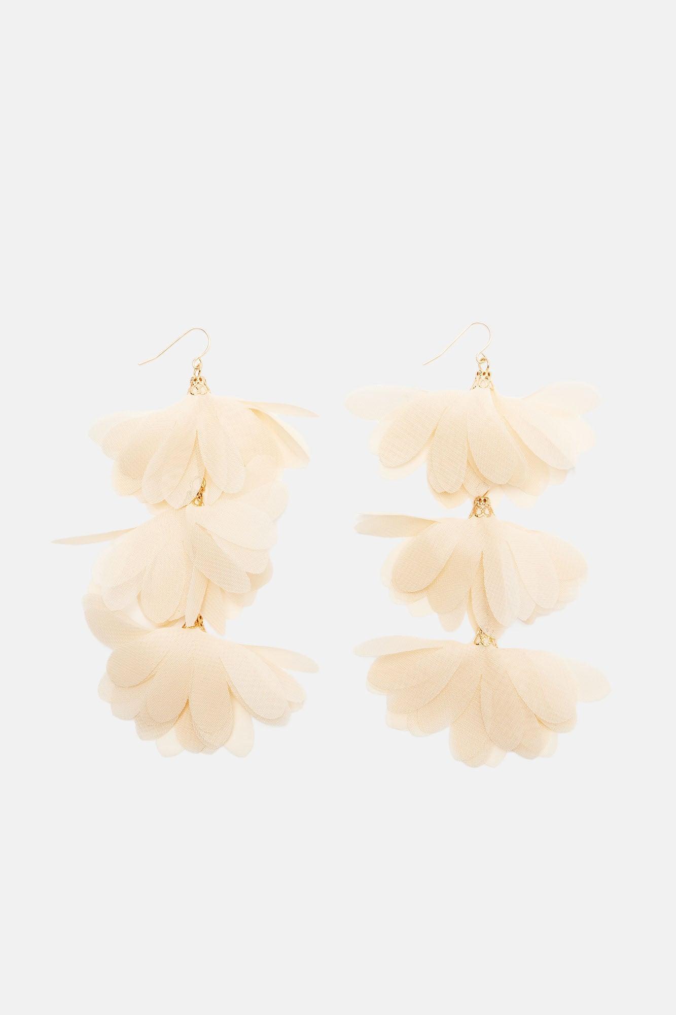 The Time Is Now Earrings  - Ivory Product Image