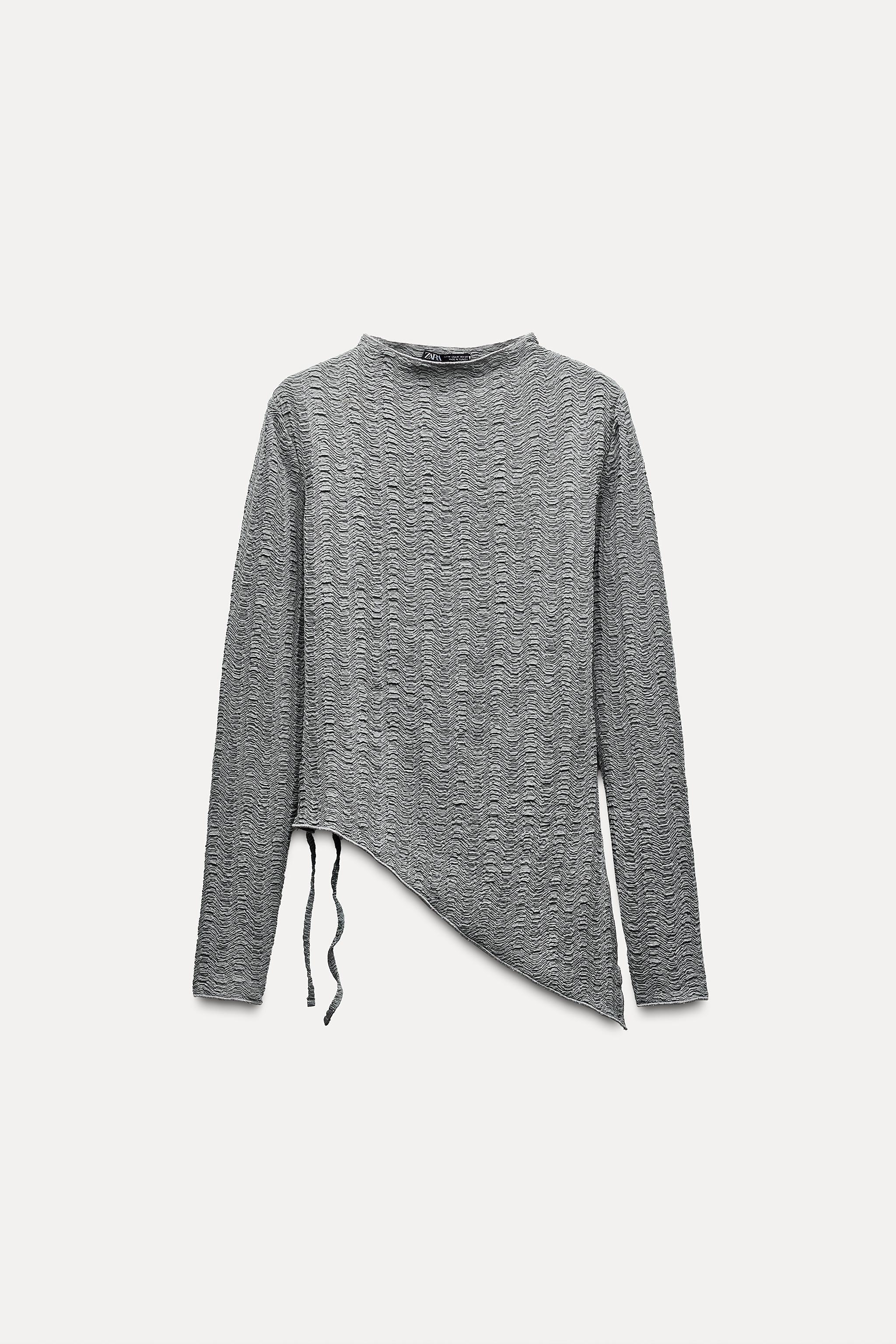 ASYMMETRIC TEXTURED TOP Product Image