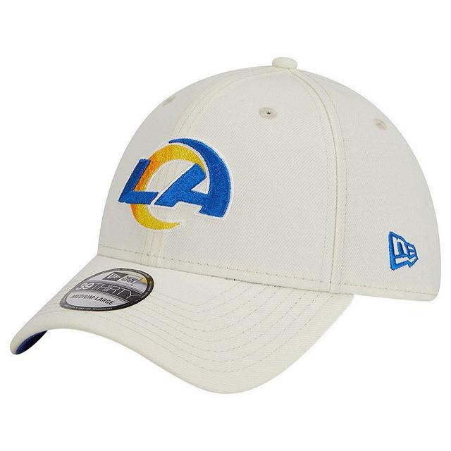 Mens New Era Cream Los Angeles Rams Classic 39THIRTY Flex Hat Product Image