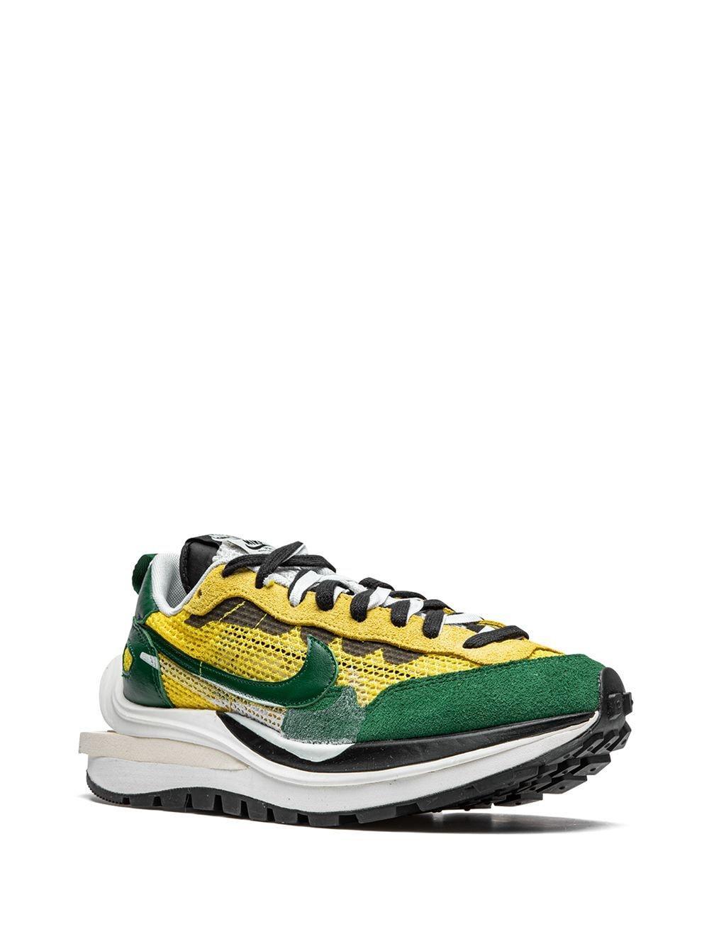 X Sacai Vaporwaffle "tour Yellow" Sneakers Product Image