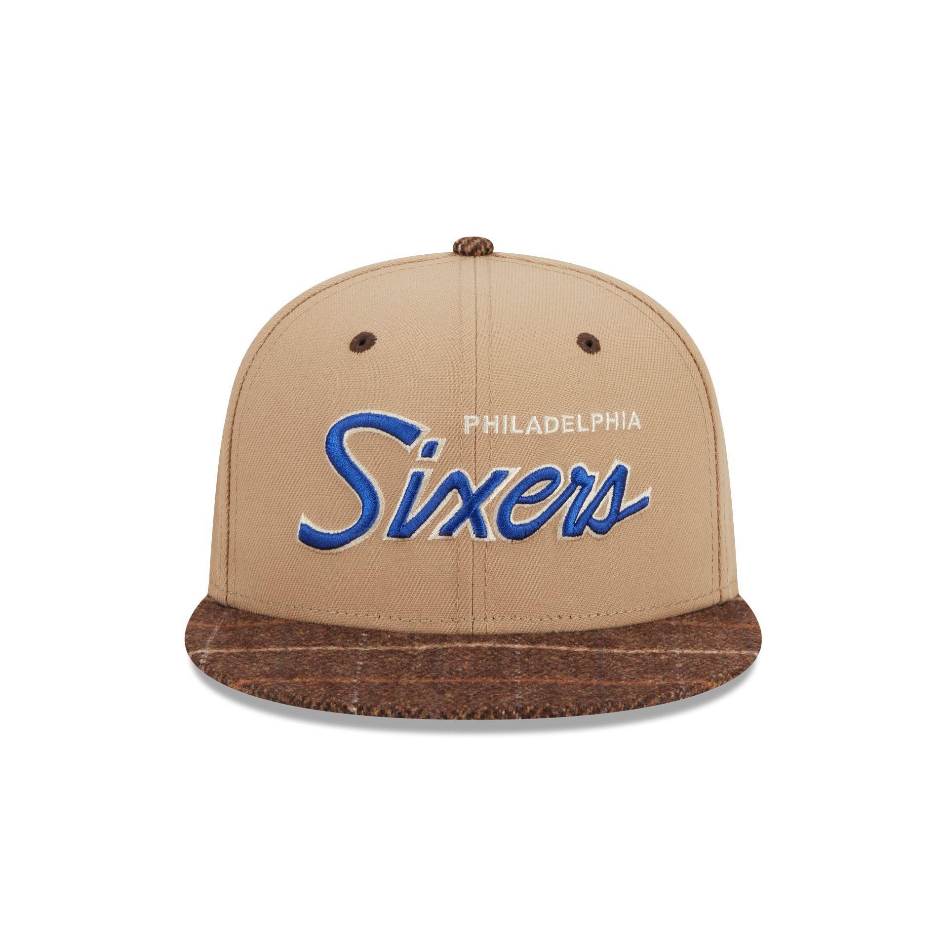 Philadelphia 76ers Traditional Check 9FIFTY Snapback Hat Male Product Image