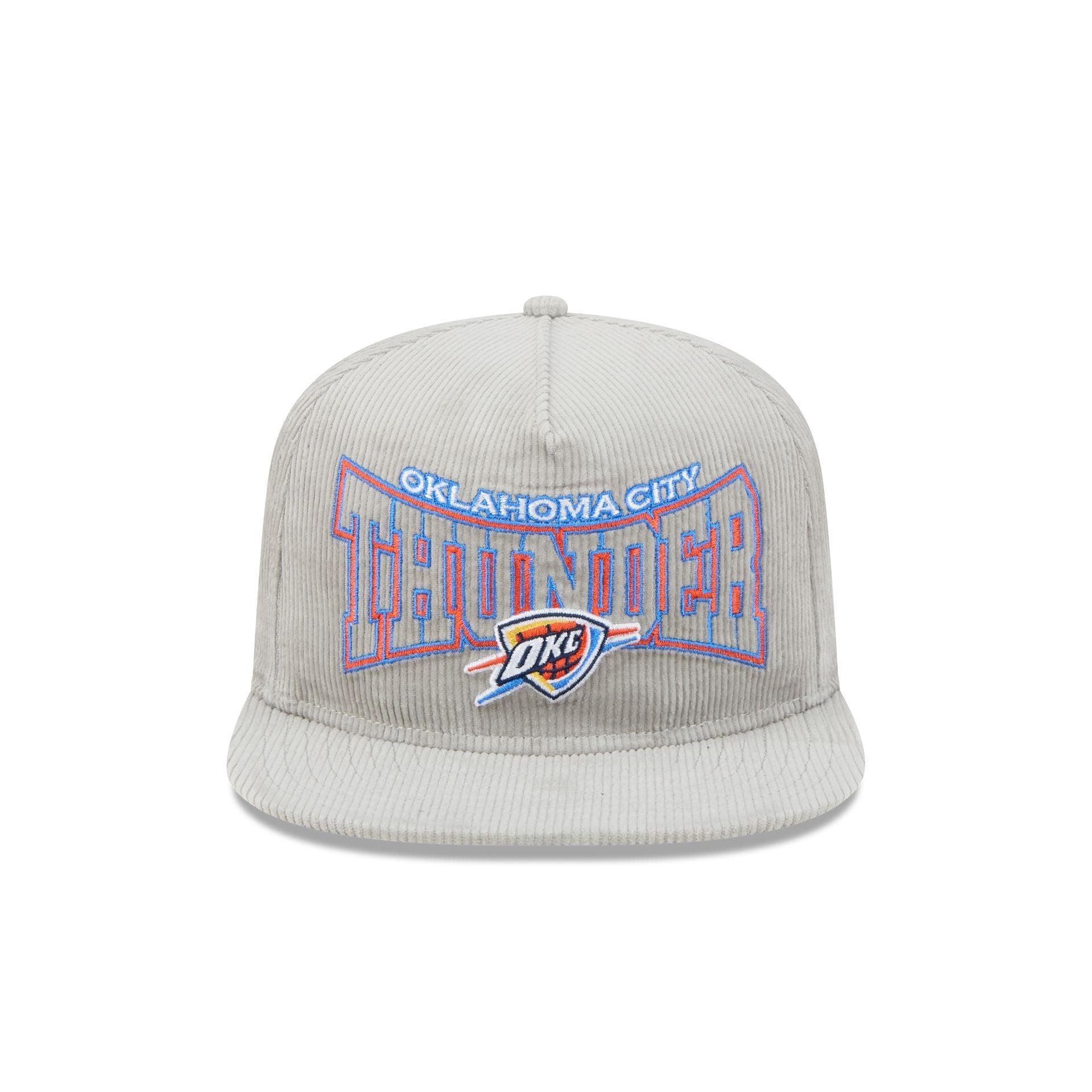 Oklahoma City Thunder Gray Cord Golfer Hat Male Product Image