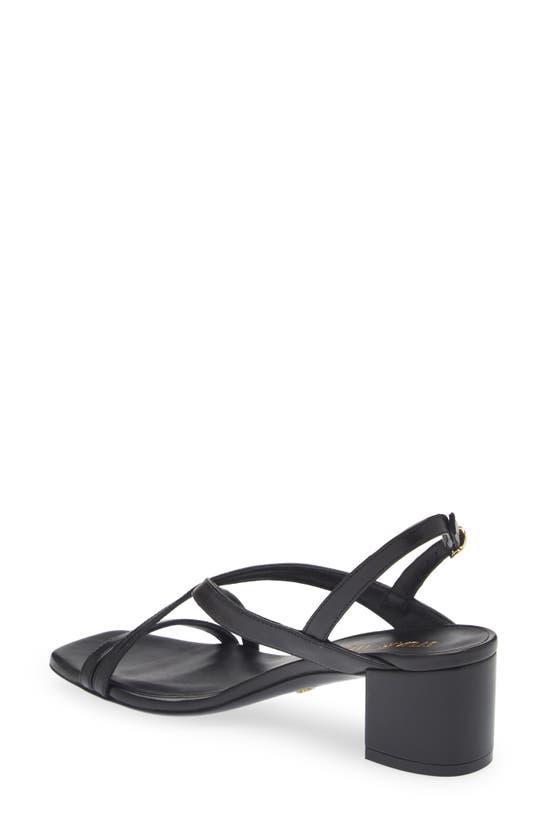 Oasis Maui Leather Slingback Sandals In Black Product Image