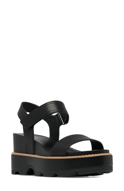 Sorel Womens Joanie Ivy Y Strap Platform Wedge Sandals Product Image