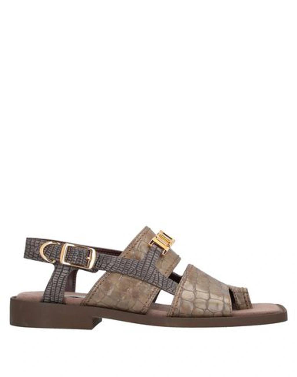 STELLA MCCARTNEY Toe Strap Sandals In Beige Product Image