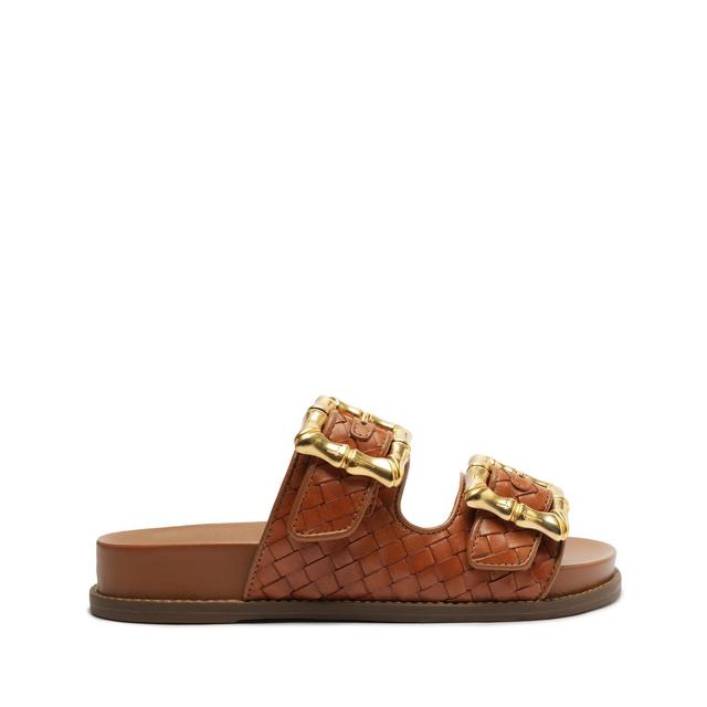 Schutz Womens Enola Slip On Buckled Slide Sandals Product Image