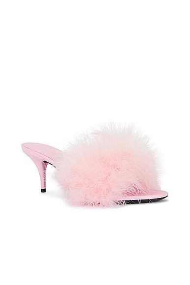 BALENCIAGA Boudoir 70mm Sandals In Pink Product Image