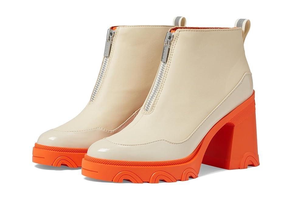 SOREL Brex Heel Zip (Bleached Ceramic/Optimized Orange) Women's Boots Product Image